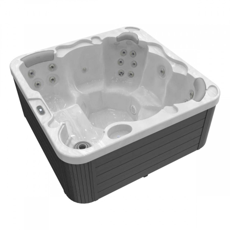 Castor P&P - Wellis Whirlpool mit 5 Sitzen und einer Liege