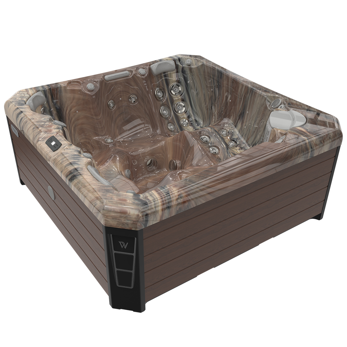 Palermo City Life - Wellis Whirlpool mit 3 Sitzen und 2 Liegen