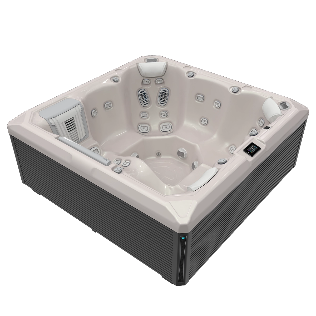 Atlas Peak Life - Wellis Whirlpool mit 5 Sitzen und einer Liege