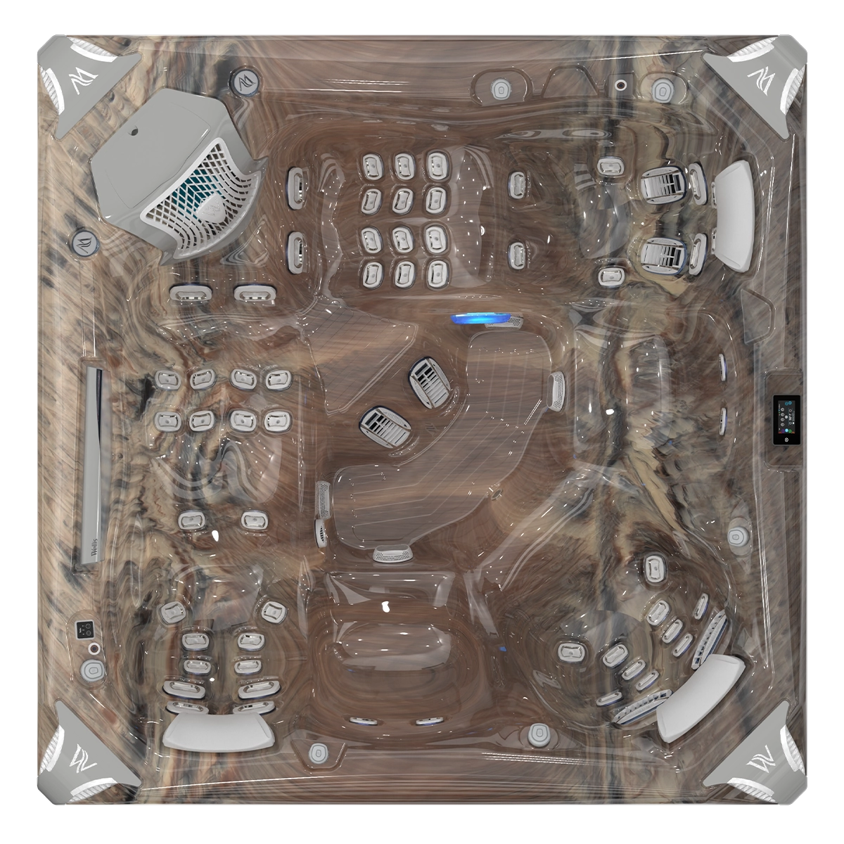 Everest Life Premium - Wellis Whirlpool für 5 Personen Lagerware! Sofort lieferbar!
