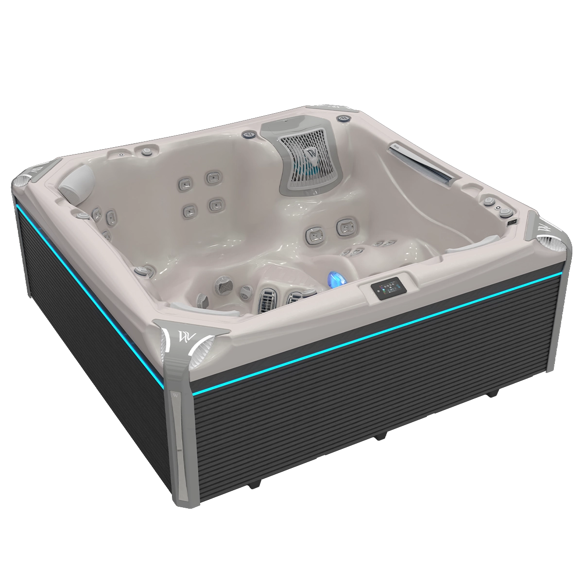 Kilimanjaro Peak Life - Wellis Whirlpool mit 5 Sitzen und einer Liege